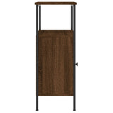 Comodino Rovere Marrone 41x31x80 cm in Legno truciolato