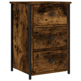 Comodino Rovere Fumo 40x36x60 cm in Legno truciolato
