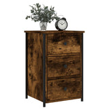Comodino Rovere Fumo 40x36x60 cm in Legno truciolato