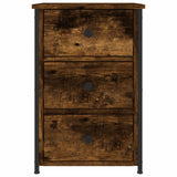 Comodino Rovere Fumo 40x36x60 cm in Legno truciolato