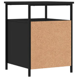 Comodino Nero 44x45x60 cm in Legno truciolato