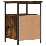 Comodino Rovere Fumo 34x35,5x50 cm in Legno truciolato
