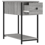 Comodino Grigio Sonoma 30x60x60 cm in Legno truciolato