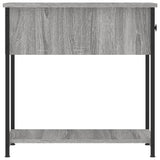 Comodino Grigio Sonoma 30x60x60 cm in Legno truciolato