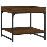 Tavolino Salotto Rovere Marrone 49,5x49,5x45 Legno truciolato