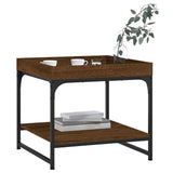 Tavolino Salotto Rovere Marrone 49,5x49,5x45 Legno truciolato