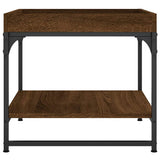 Tavolino Salotto Rovere Marrone 49,5x49,5x45 Legno truciolato
