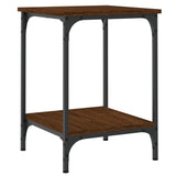 Tavolino da Salotto Rovere Marrone 40x40x55cm Legno truciolato