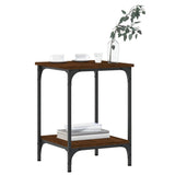 Tavolino da Salotto Rovere Marrone 40x40x55cm Legno truciolato
