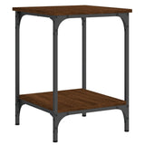 Tavolino da Salotto Rovere Marrone 40x40x55cm Legno truciolato