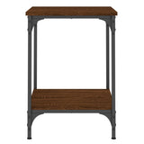 Tavolino da Salotto Rovere Marrone 40x40x55cm Legno truciolato