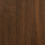 Tavolino da Salotto Rovere Marrone 40x40x55cm Legno truciolato