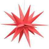 Luci di Natale con LED 3 pz Pieghevoli Rosse 57 cm