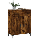 Credenza Rovere Fumo 69,5x34x90 cm in Legno truciolato