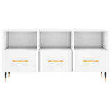 Mobile Porta TV Bianco 102x36x50 cm in Legno truciolato