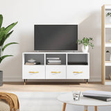 Mobile Porta TV Bianco 102x36x50 cm in Legno truciolato