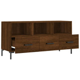 Mobile TV Rovere Marrone 102x36x50 cm in Legno truciolato