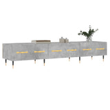 Mobile Porta TV Grigio Cemento 150x36x30 cm Legno truciolato
