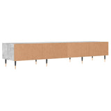 Mobile Porta TV Grigio Cemento 150x36x30 cm Legno truciolato