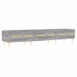 Mobile Porta TV Grigio Sonoma 150x36x30 cm in Legno truciolato