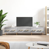 Mobile Porta TV Grigio Sonoma 150x36x30 cm in Legno truciolato