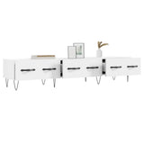 Mobile Porta TV Bianco 150x36x30 cm in Legno truciolato