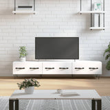 Mobile Porta TV Bianco 150x36x30 cm in Legno truciolato
