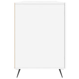 Scrivania Bianco Lucido 140x50x75 cm in Legno truciolato