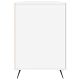 Scrivania Bianco Lucido 140x50x75 cm in Legno truciolato