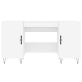 Scrivania Bianca 140x50x75 cm in Legno truciolato