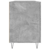 Scrivania Grigio Cemento 140x50x75 cm in Legno truciolato