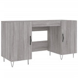 Scrivania Grigio Sonoma 140x50x75 cm in Legno truciolato