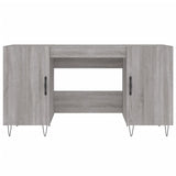 Scrivania Grigio Sonoma 140x50x75 cm in Legno truciolato