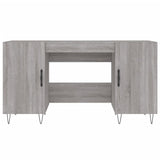 Scrivania Grigio Sonoma 140x50x75 cm in Legno truciolato