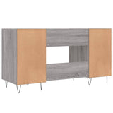 Scrivania Grigio Sonoma 140x50x75 cm in Legno truciolato