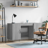 Scrivania Grigio Sonoma 140x50x75 cm in Legno truciolato