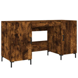 Scrivania Rovere Fumo 140x50x75 cm in Legno truciolato