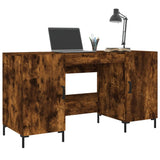 Scrivania Rovere Fumo 140x50x75 cm in Legno truciolato