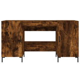 Scrivania Rovere Fumo 140x50x75 cm in Legno truciolato