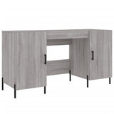 Scrivania Grigio Sonoma 140x50x75 cm in Legno truciolato