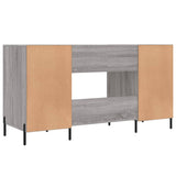 Scrivania Grigio Sonoma 140x50x75 cm in Legno truciolato