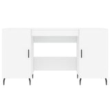 Scrivania Bianca 140x50x75 cm in Legno truciolato