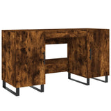 Scrivania Rovere Fumo 140x50x75 cm in Legno truciolato