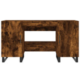 Scrivania Rovere Fumo 140x50x75 cm in Legno truciolato