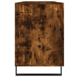 Scrivania Rovere Fumo 140x50x75 cm in Legno truciolato