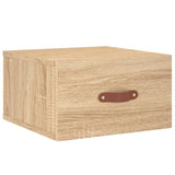 Comodino a Muro Rovere Sonoma 35x35x20 cm