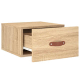 Comodino a Muro Rovere Sonoma 35x35x20 cm