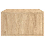 Comodino a Muro Rovere Sonoma 35x35x20 cm