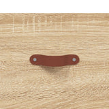 Comodino a Muro Rovere Sonoma 35x35x20 cm