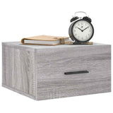 Comodini a Muro 2 pz Grigio Sonoma 35x35x20 cm